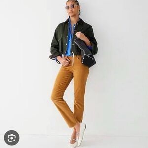 J. Crew camel corduroy women’s size 29 straight slim cigarette Pants